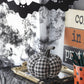 Set of Two Farmhouse Plaid Fabric Pumpkins by Bruce
