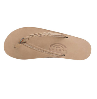 Rainbow Sandals - Women's Flirty Braidy Double Layer Leather Sandal