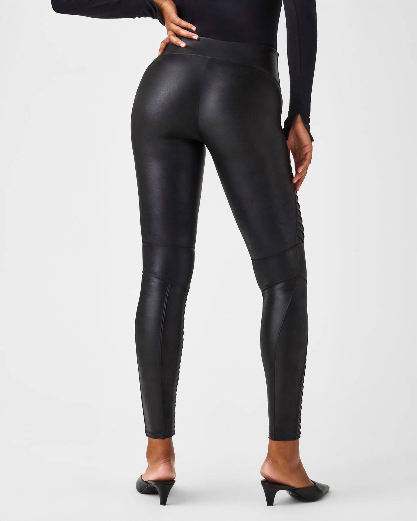 Spanx - Faux Leather Moto Legging