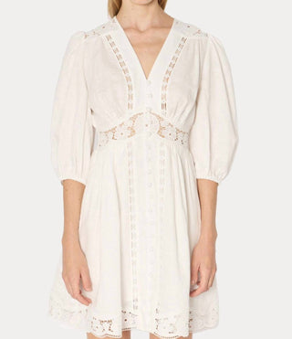 Berenice - Roodie Lace Embroidered Mini Dress
