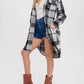 Bluivy - Women's Flannel Plaid Longline Shacket