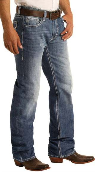 Rock & Roll Denim - Cowboy Double Barrel Relaxed Fit Boot Jeans