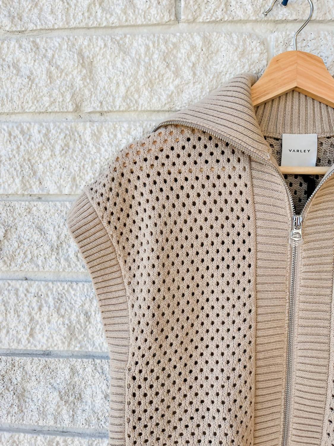 Varley - Gianna Zip Through Vest