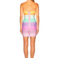 Susana Monaco - Bandage Rainbow Mini Dress