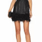 Line And Dot - Faux Leather Dress