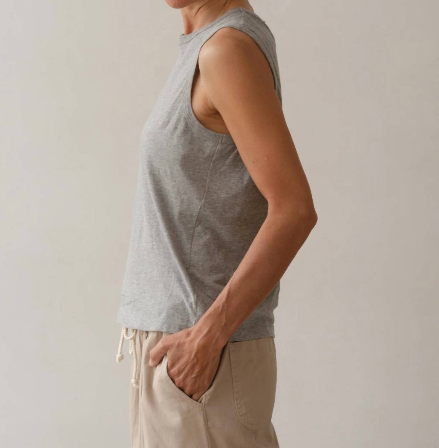 Donni. - Jersey Muscle Tank Top