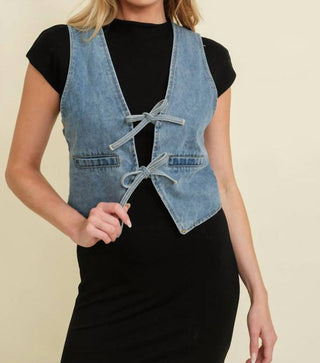 Cloud Ten - Tie Front Vest