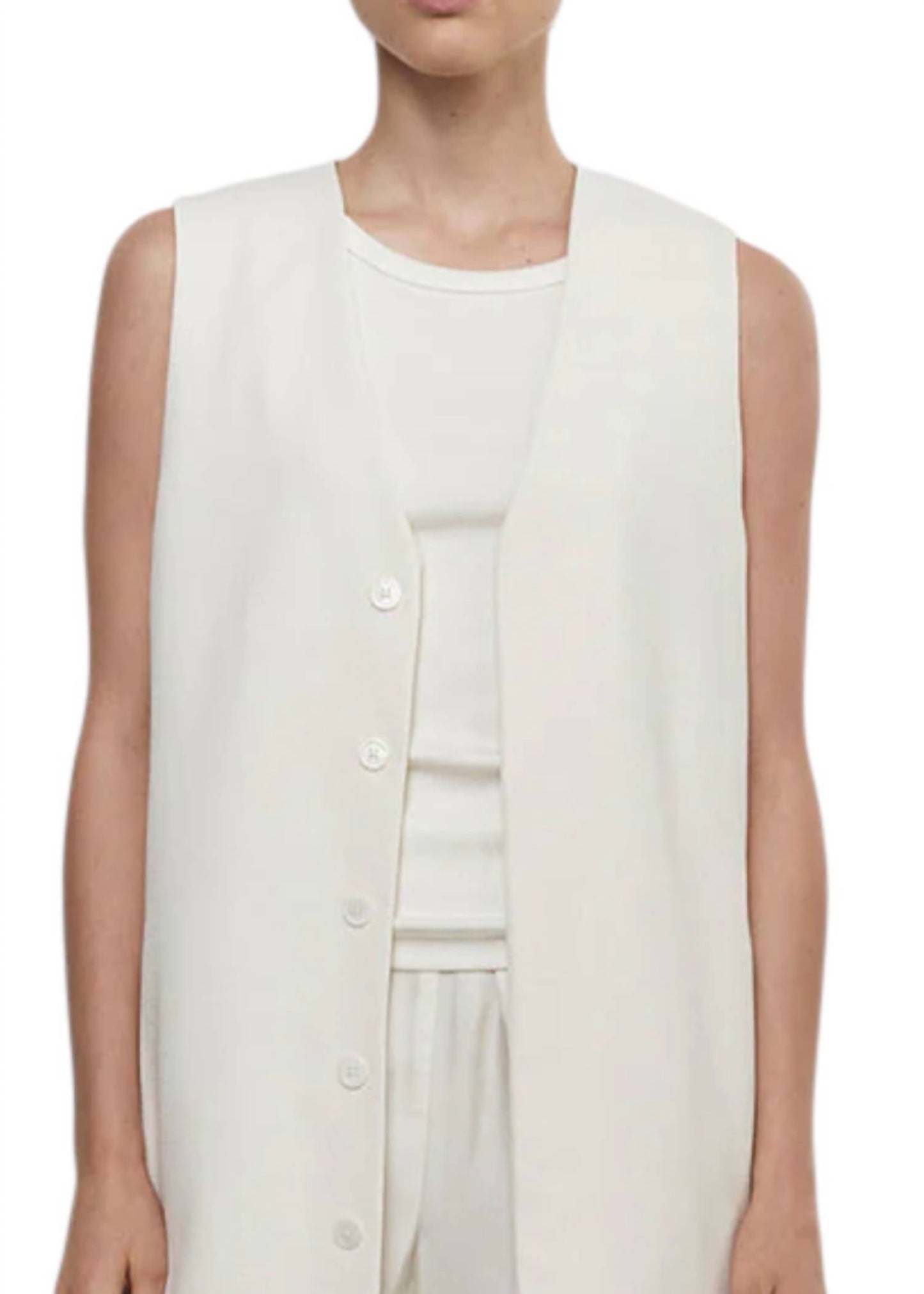 Enza Costa - Crepe Tunic Vest
