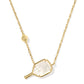 Kendra Scott - Pickleball short pendant necklace