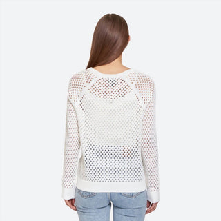 Autumn Cashmere - Mesh V Neck Sweater