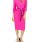 Joseph Ribkoff - CONTRAST TRIM DRESS