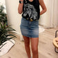 All Us - Metal Trim Western Graphic Tank Top