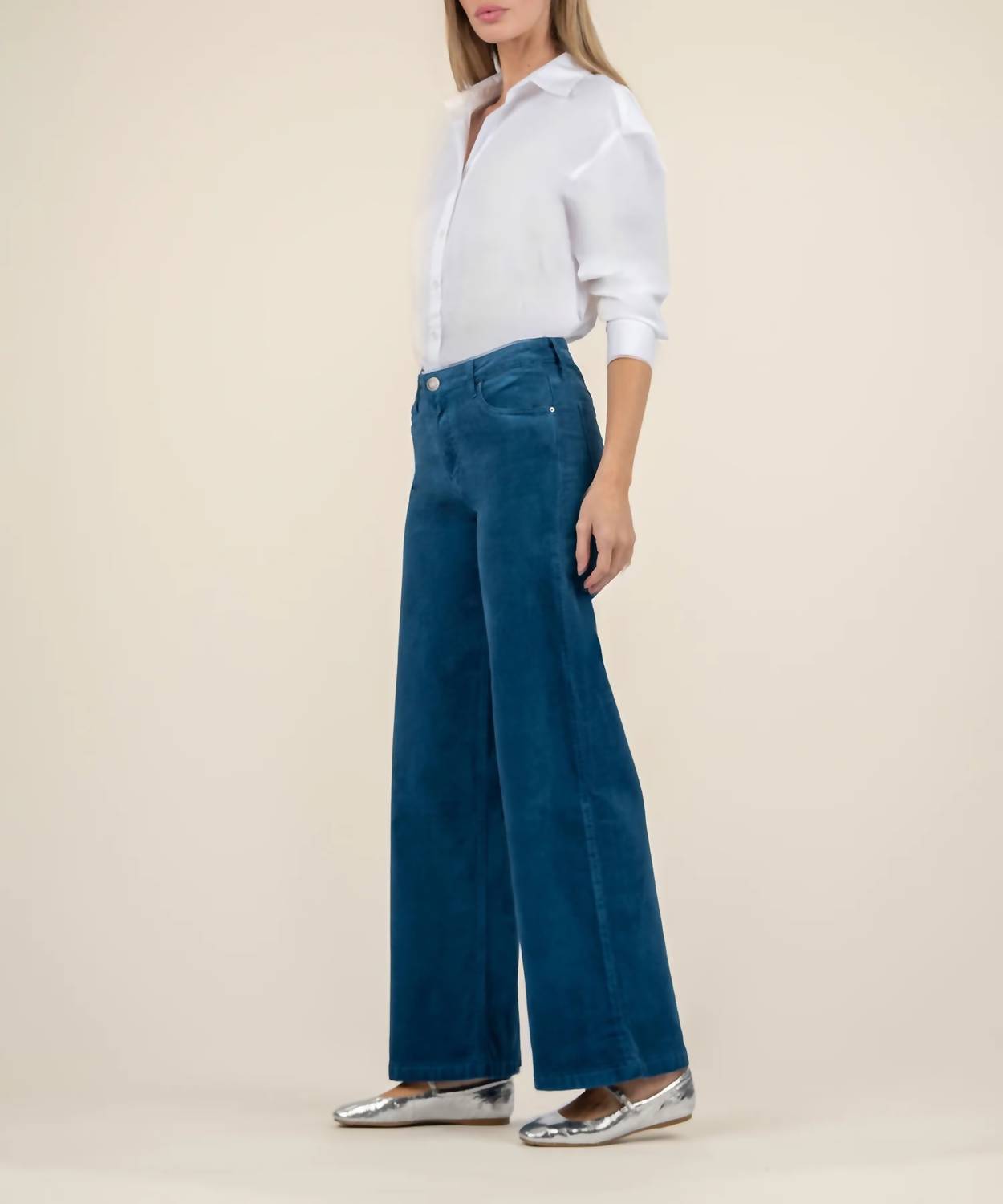 Kut From The Kloth - Velvet High Rise Wide Flare Pant