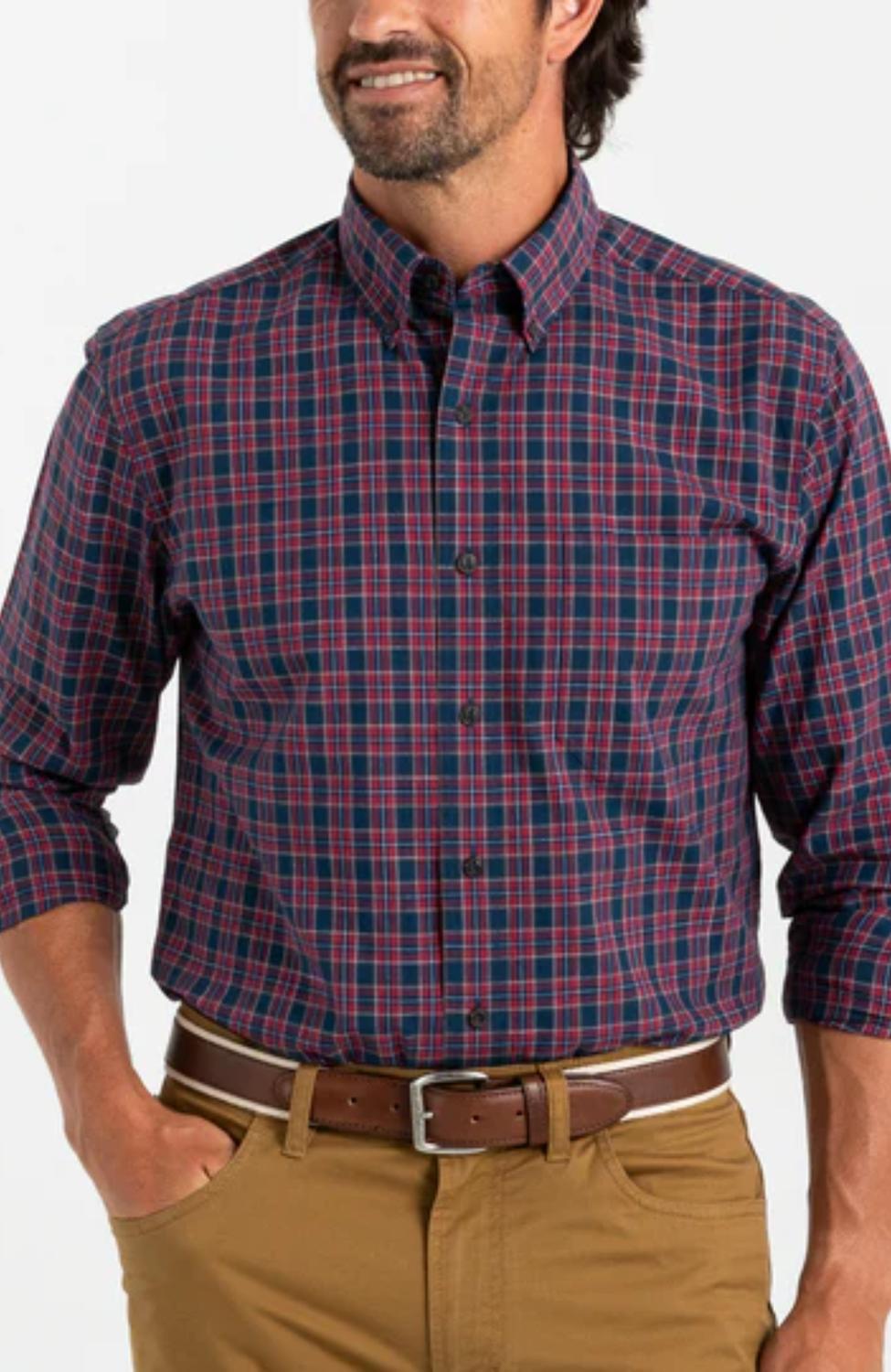 Duck Head - Cotton Slub Sport Akins Plaid Shirt