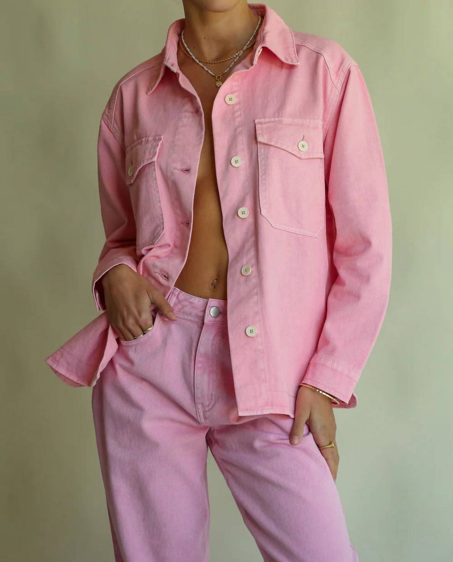 Araminta James - Merci Denim Shacket