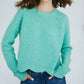 Autumn Cashmere - Scalloped Shaker Sweater