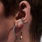 Demarson - Mini Pave Calypso Hoop Earrings