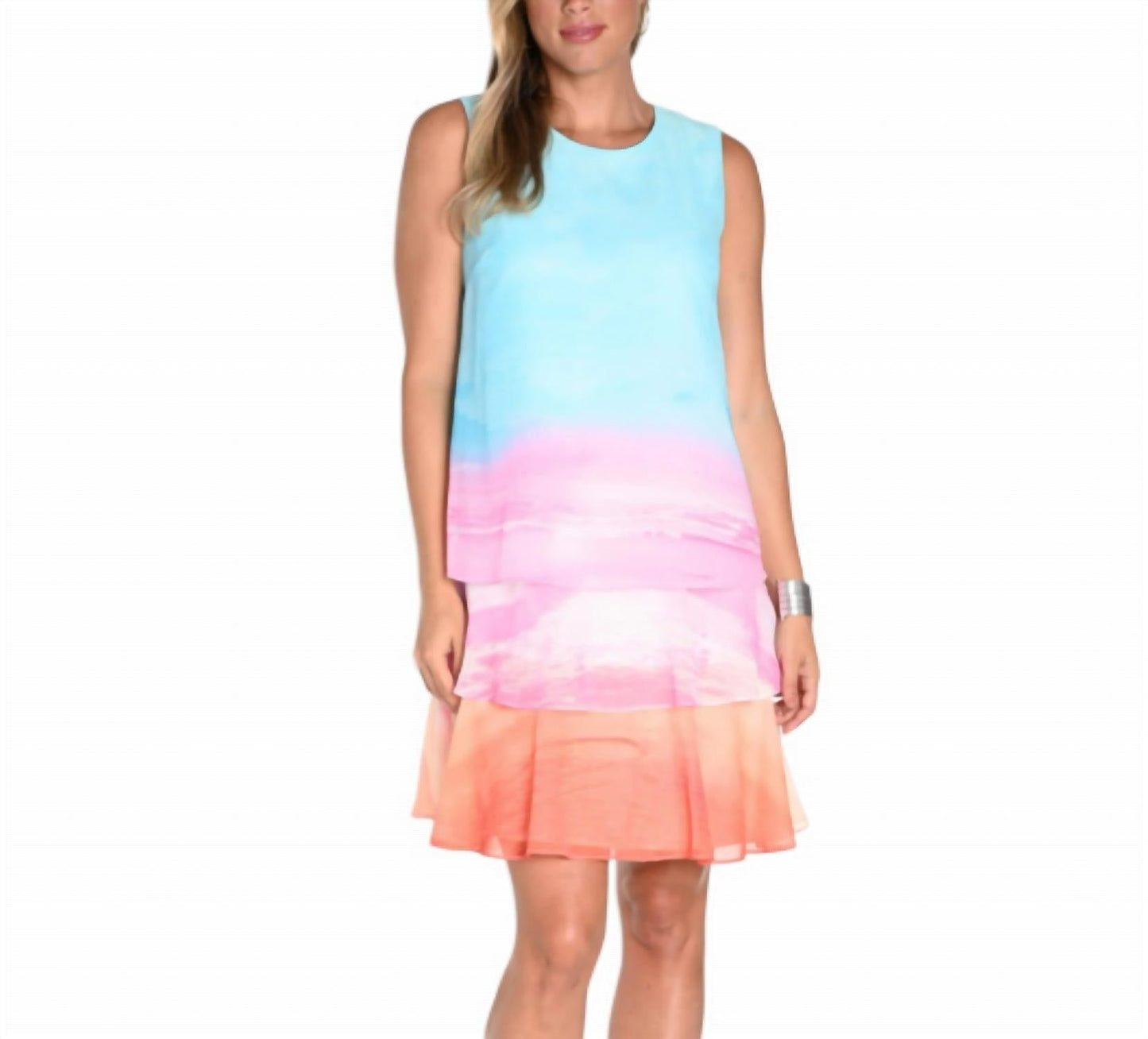 Frank Lyman - Sleeveless Layered Dress