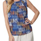 Multiples - Sleeveless Button Back Top