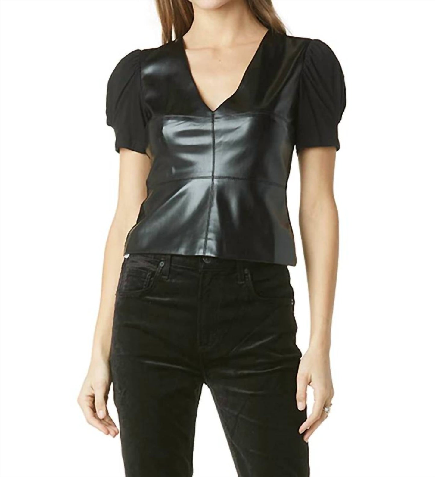 Tart Collections - Harper Vegan Leather Top