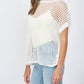 Fate - Open Knit Cover Up Top