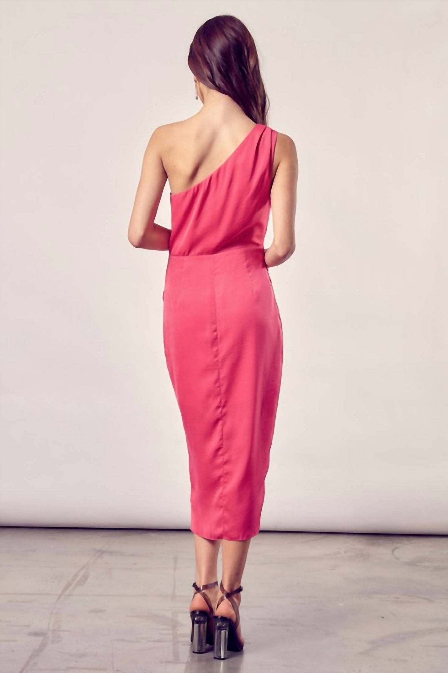 Do+Be - One Shoulder Wrap Dress