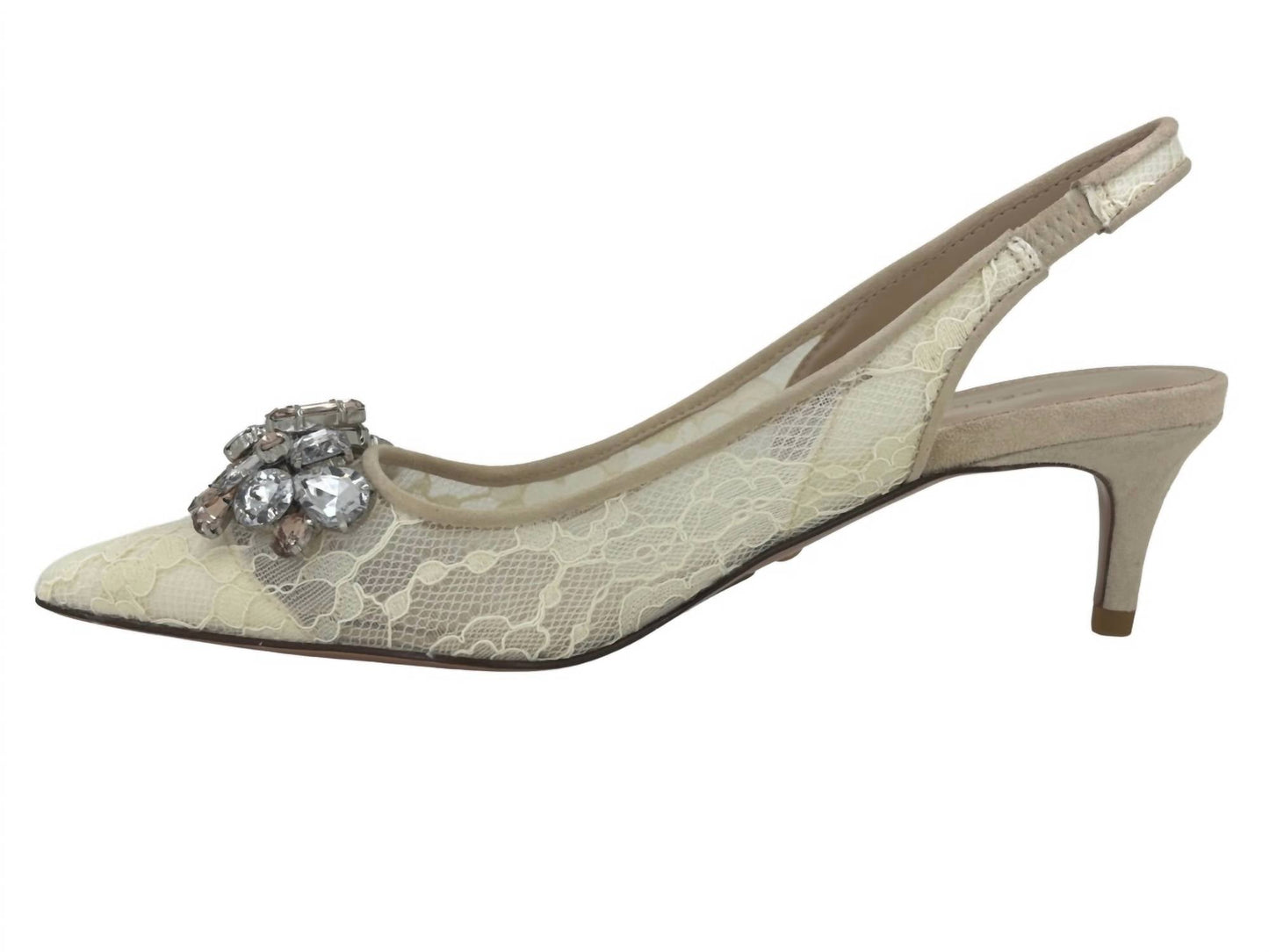 Pelle Moda - Women's Adenn Kitten Heel Sling-back Pump