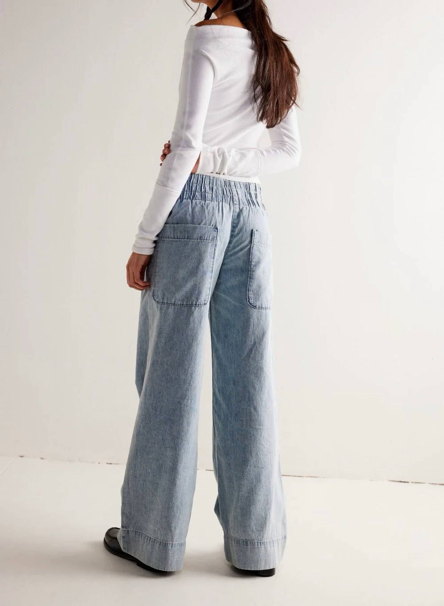 Free People - Breezy Denim Pull On Jeans
