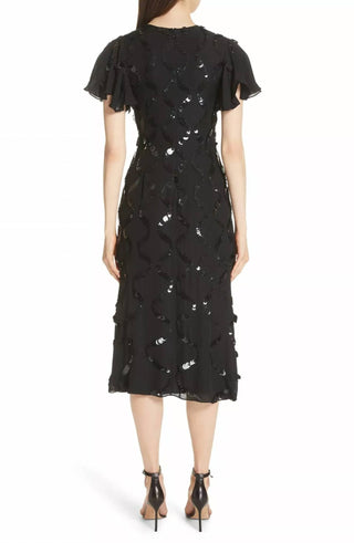Sachin & Babi - Sophia Sequin Silk A Line Flare Dress
