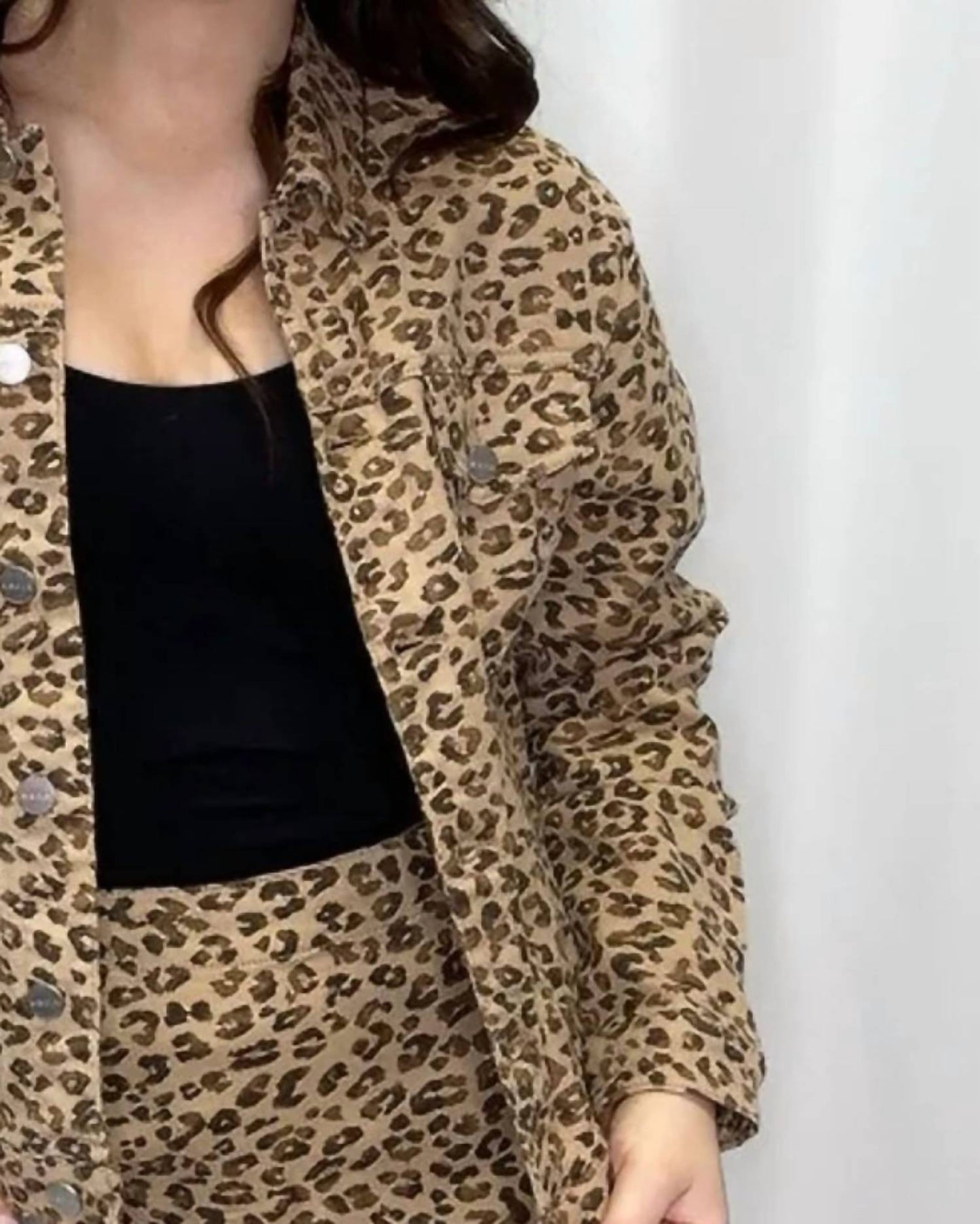 Risen - Leopard Oversized Jacket
