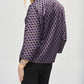 Joseph Ribkoff - Geometric Jacquard Cowl Neck Top