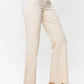 Judy Blue - Destroyed Hem Straight Leg Jeans
