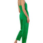 Apricot - Linen Mix Pleat Detail Cami Jumpsuit