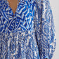 Entro - Regal Bliss Paisley Mixed Print Baby Doll Dress