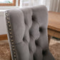 Nikki Collection Modern Velvet Upholstered Dining Chair Set
