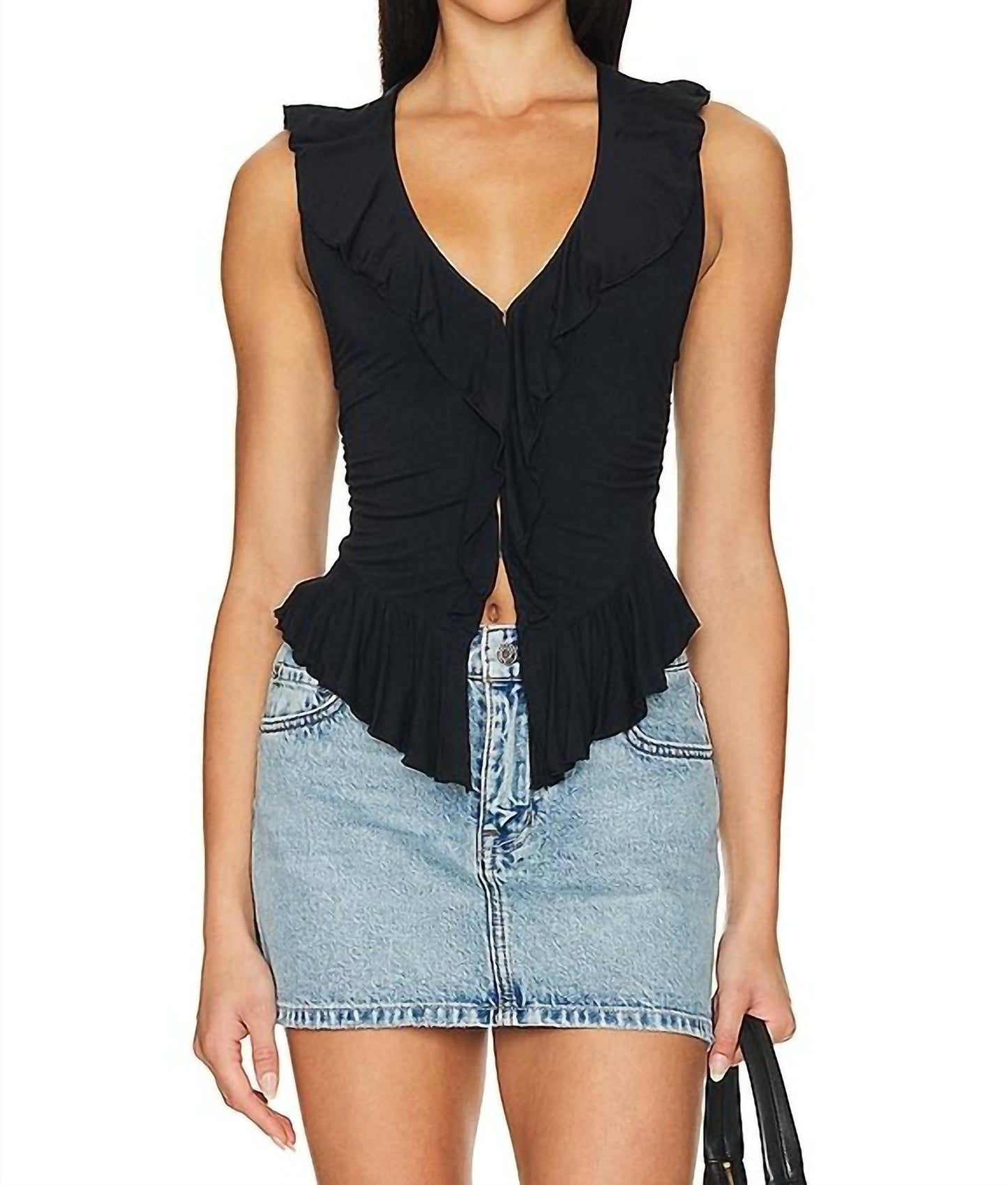 Free People - Ruffle Me Away Tank