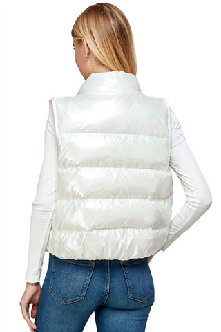 Tcec - Bunny Iridescent Puffer Vest