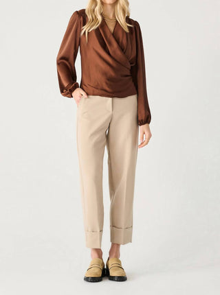 Black Tape - On The Rocks Wrap Long Sleeve Top