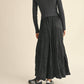 Miou Muse - Shay Sweater Combo Maxi Dress