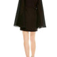 Ieena For Mac Duggal - Rhinestone Neck Cocktail Dress Kimono Sleeve