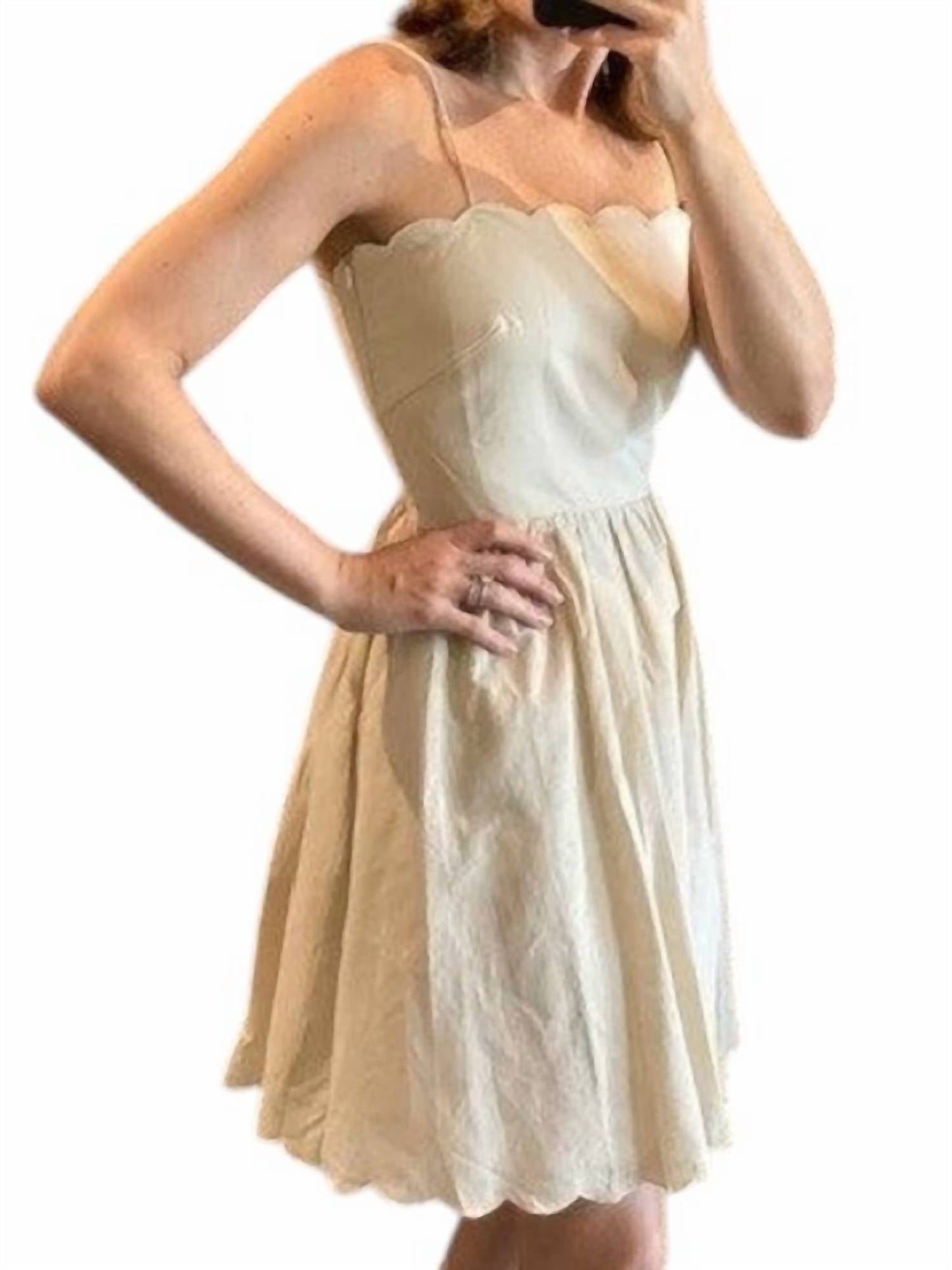 Lucy Paris - Scallop Mini Dress