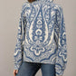 Fate - Jacquard Knit Mock Neck Sweater