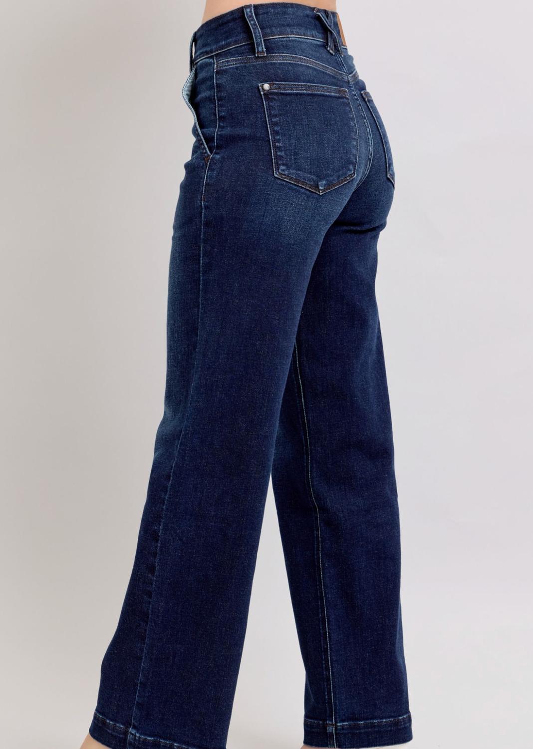 Judy Blue - High Waist Wide Leg Jeans