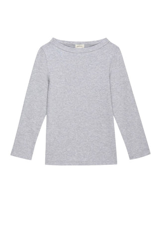 Donni. - Baby Rib Boat Neck Tee