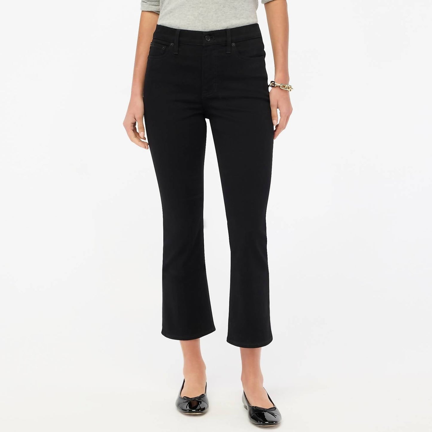 J.Crew - Flare Crop Jean In All-day Stretch - Petite