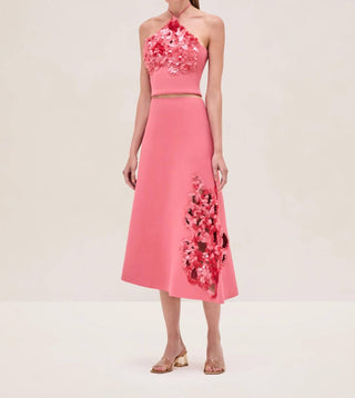 Alexis - Maris Sequin Midi Skirt