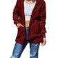 Double Take - Full Size Teddy Hooded Jacket with Pockets