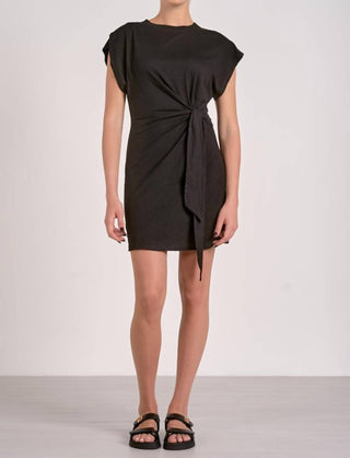 Elan - Short Sleeve Side Tie Dress