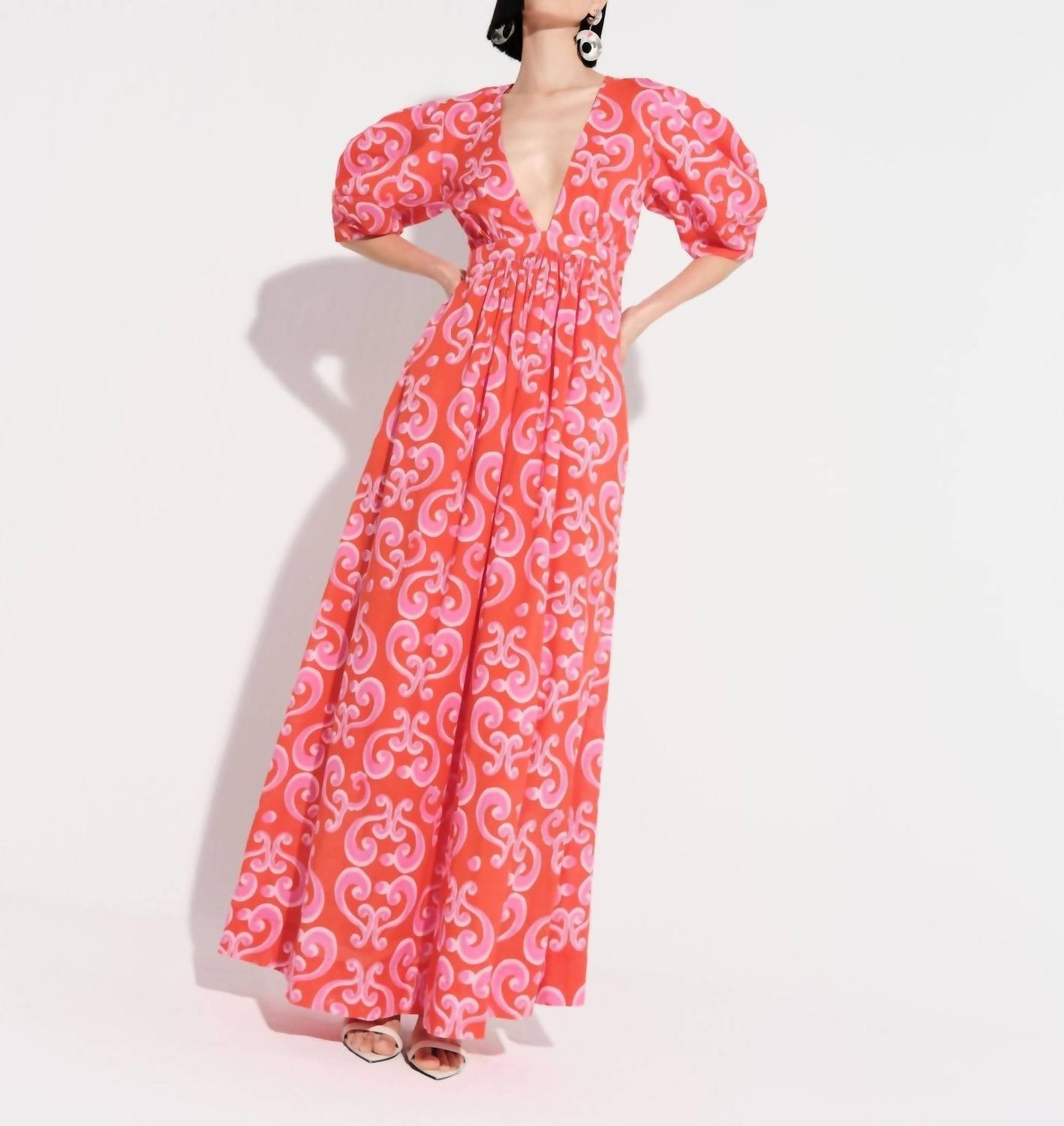 De Loreta - Algarrobina Maxi Dress