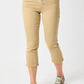 Judy Blue - “ava”high Rise Garment Dyed Capri